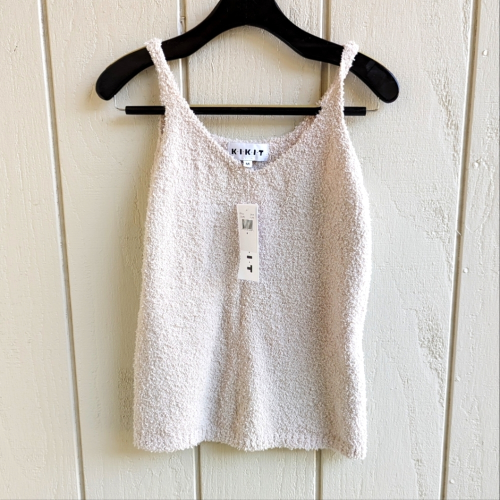 Kikit sherpa fuzzy sleep tank Medium